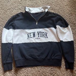 Brandy zip sweatshirt (one size)